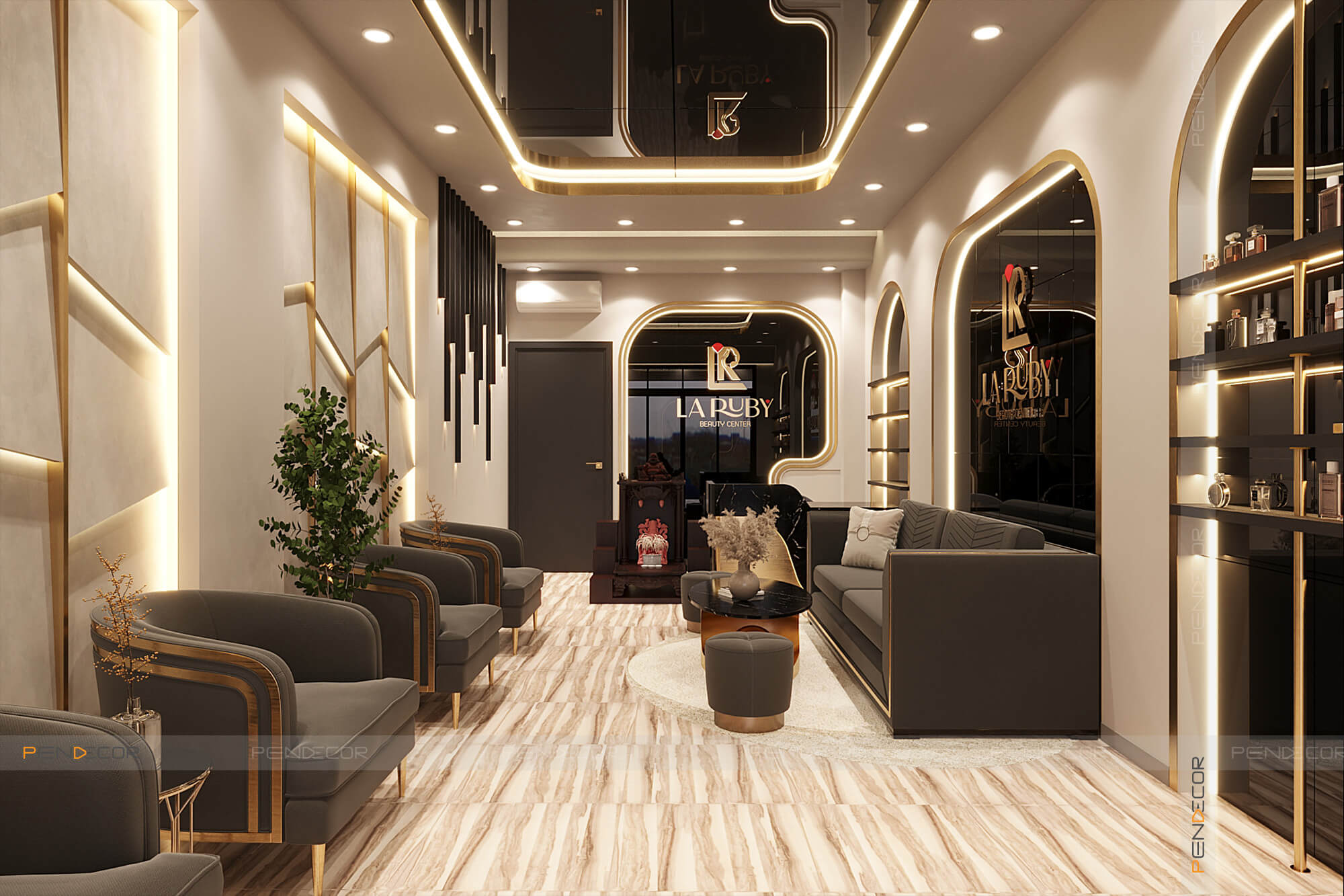 thiết kế spa đẹp Pendecor