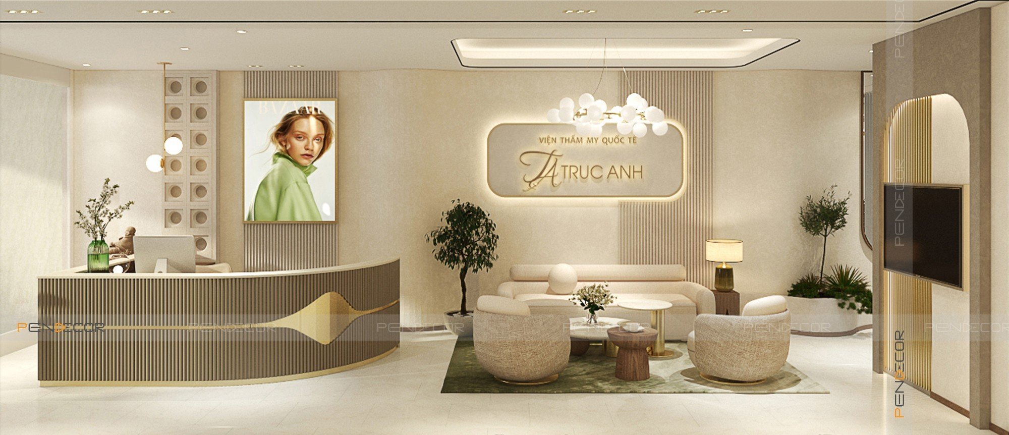 thiet ke spa dep Pendecor